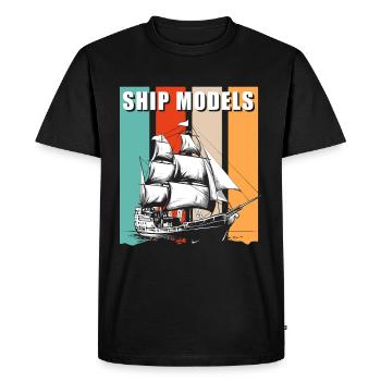 Ship Hobby Sailboat Rc Ship - Men's Premium Organic T-Shirt - black - Front - Nico (187cm)