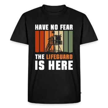 Sauveteurs Nageurs Mer - T-shirt Premium bio Homme - noir - Devant - Nico (187cm)
