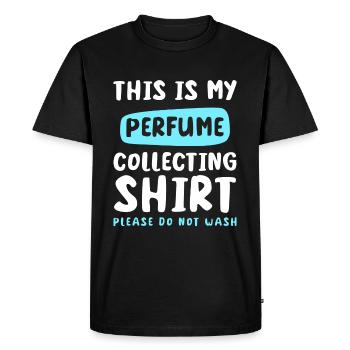 Fragrance Bottle Perfumer Scents - Men's Premium Organic T-Shirt - black - Front - Nico (187cm)