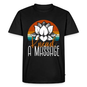 Relaxation Relax Body Beauty - Men's Premium Organic T-Shirt - black - Front - Nico (187cm)