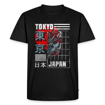 Tokyo Voyage Anime City Break - T-shirt Premium bio Homme - noir - Devant - Nico (187cm)