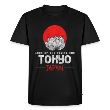 Tokyo Dream Trip Escapade citadine - T-shirt Premium bio Homme - noir - Devant - Nico (187cm)