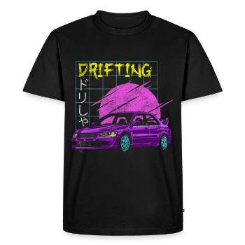 Véhicule de réglage à la dérive Jdm - T-shirt Premium bio Homme - noir - Devant - Nico (187cm)
