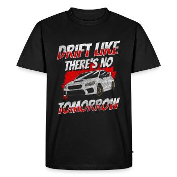 Course de rue à la dérive - T-shirt Premium bio Homme - noir - Devant - Nico (187cm)