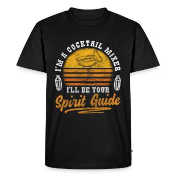 Blender Boissons Drinker Rum - T-shirt Premium bio Homme - noir - Devant - Nico (187cm)