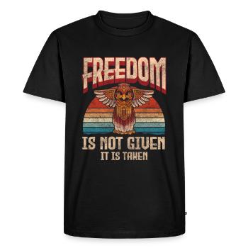 Native American Ritual Wisdom Symbols - Men's Premium Organic T-Shirt - black - Front - Nico (187cm)