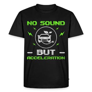 Electric Car Vehicle Modern - Men's Premium Organic T-Shirt - black - Front - Nico (187cm)