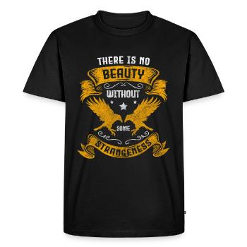Raven Mystic Viking Rune - Men's Premium Organic T-Shirt - black - Front - Nico (187cm)