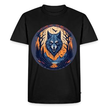 Gruseliges Fête d’Halloween Kostüm Werwolf - T-shirt Premium bio Homme - noir - Devant - Nico (187cm)