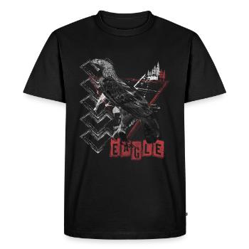Trash Polka Dessin Wild Polka - T-shirt Premium bio Homme - noir - Devant - Nico (187cm)