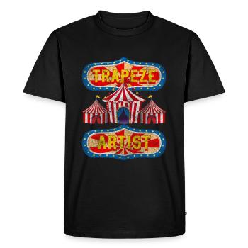 Chapiteau de cirque Spectacle de cirque Idiots - T-shirt Premium bio Homme - noir - Devant - Nico (187cm)