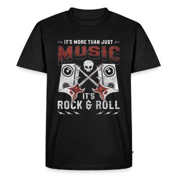 Chanteur de musique rock - T-shirt Premium bio Homme - noir - Devant - Nico (187cm)