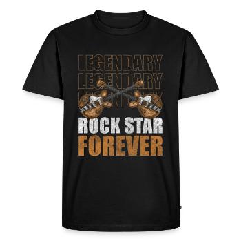 Musique rock Musique - T-shirt Premium bio Homme - noir - Devant - Nico (187cm)