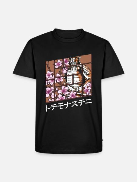 Kultur Japan Zeitreise - Männer Premium Bio T-Shirt - Schwarz