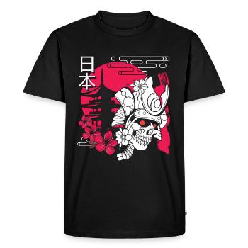 Mythologie du Dragon de l’Orient, Voyage dans le temps - T-shirt Premium bio Homme - noir - Devant - Nico (187cm)