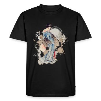 Légendes du dragon d’Asie Contes de fées - T-shirt Premium bio Homme - noir - Devant - Nico (187cm)