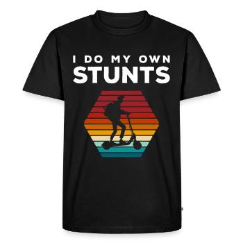 Moteur électrique du scooter électrique - T-shirt Premium bio Homme - noir - Devant - Nico (187cm)