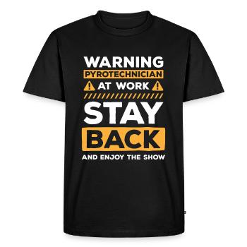 Pyrotechnics Highlight Football Fireworks - Men's Premium Organic T-Shirt - black - Front - Nico (187cm)