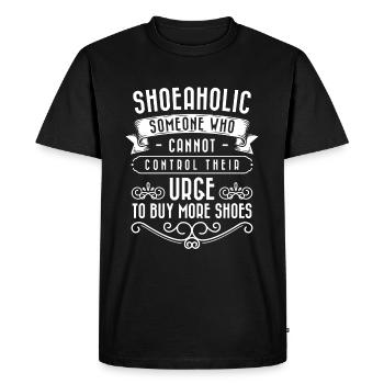 Chaussure Collector Femme Sneaker - T-shirt Premium bio Homme - noir - Devant - Nico (187cm)