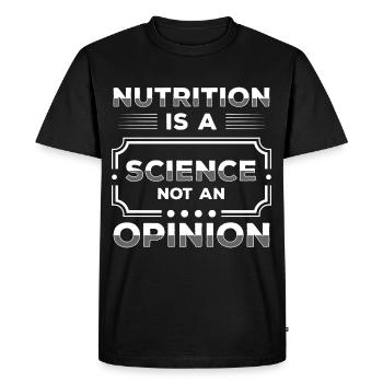Consultant en alimentation - T-shirt Premium bio Homme - noir - Devant - Nico (187cm)