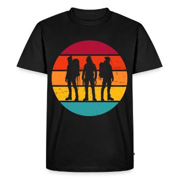 Bouldering Climbing Bouldering Climbing Men - Men's Premium Organic T-Shirt - black - Front - Nico (187cm)