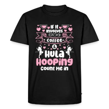 Fitness Fun - Men's Premium Organic T-Shirt - black - Front - Nico (187cm)