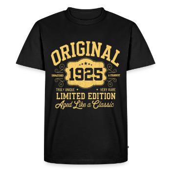 Original 1925 - 100e anniversaire Édition classique - T-shirt Premium bio Homme - noir - Devant - Nico (187cm)