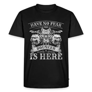 Porte de sécurité Concert Danger - T-shirt Premium bio Homme - noir - Devant - Nico (187cm)