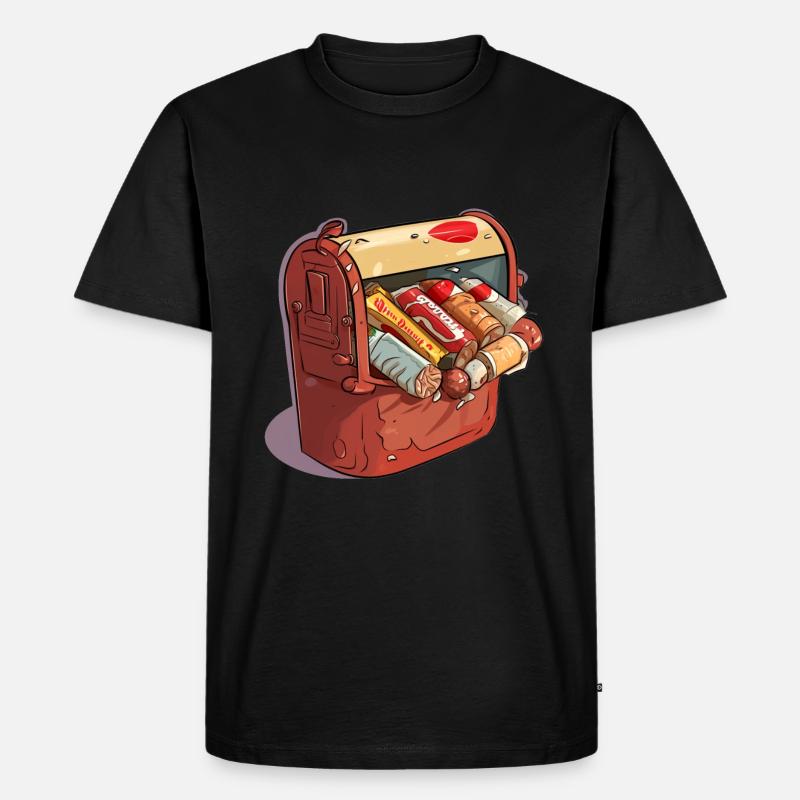 Spam computer joke - Men's Premium Organic T-Shirt - black