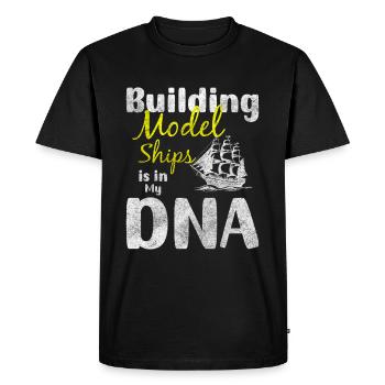 Maquette RC Skipper de bateau - T-shirt Premium bio Homme - noir - Devant - Nico (187cm)