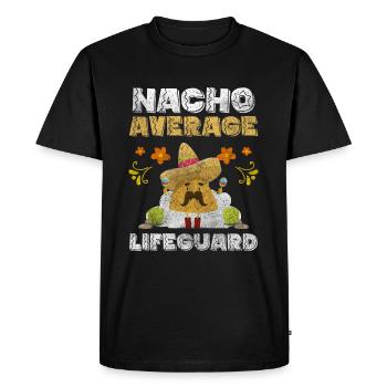 Sauveteur Piscine intérieure Sauvetage Piscine extérieure - T-shirt Premium bio Homme - noir - Devant - Nico (187cm)