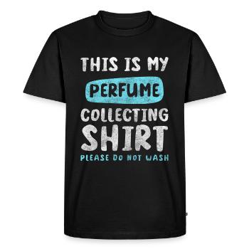 Perfume Beauty Body Care Scent - Men's Premium Organic T-Shirt - black - Front - Nico (187cm)