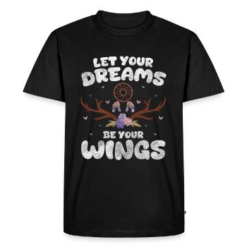 Forme mystique Étoiles Pouvoir - T-shirt Premium bio Homme - noir - Devant - Nico (187cm)