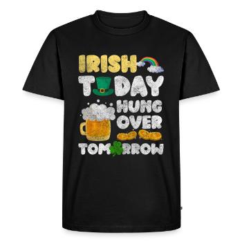 Tourisme de la bière en Irlande - T-shirt Premium bio Homme - noir - Devant - Nico (187cm)