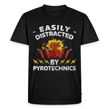 Point culminant du banger pyrotechnique - T-shirt Premium bio Homme - noir - Devant - Nico (187cm)
