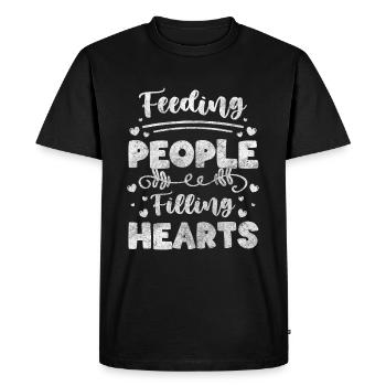 Consultante Helper Diet Fruit - T-shirt Premium bio Homme - noir - Devant - Nico (187cm)