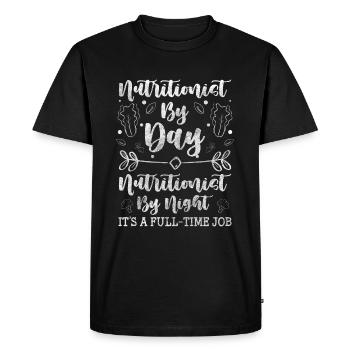 Consultante Profession Sujet Santé - T-shirt Premium bio Homme - noir - Devant - Nico (187cm)