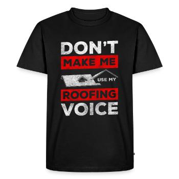 carpenter craft houses tools - Men's Premium Organic T-Shirt - black - Front - Nico (187cm)
