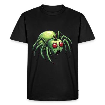 Apple Spider Apple Spider - Men's Premium Organic T-Shirt - black - Front - Nico (187cm)