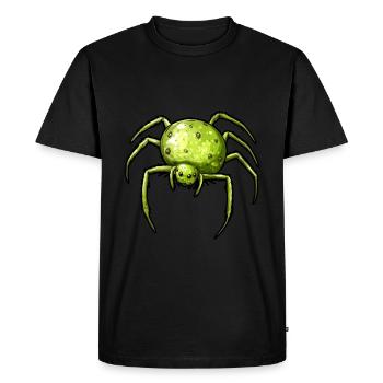 Apple Spider Apple Spider - Men's Premium Organic T-Shirt - black - Front - Nico (187cm)