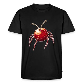 Cherry Spider Cherry Spider - Men's Premium Organic T-Shirt - black - Front - Nico (187cm)