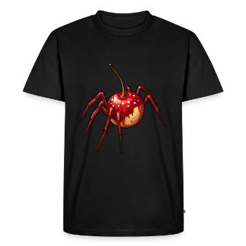 Cherry Spider Cherry Spider - Men's Premium Organic T-Shirt - black - Front - Nico (187cm)