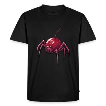 Cherry Spider Cherry Spider - Men's Premium Organic T-Shirt - black - Front - Nico (187cm)