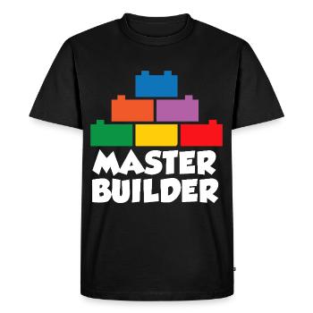 Brick Builder Toys Blocks Clamping Blocks Bricks - Men's Premium Organic T-Shirt - black - Front - Nico (187cm)