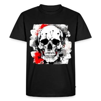 Heavy Metal Tattoo Biker Club - Men's Premium Organic T-Shirt - black - Front - Nico (187cm)