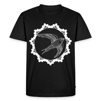 Oiseau - Nature Conservation Animal Lover - T-shirt Premium bio Homme - noir - Devant - Nico (187cm)