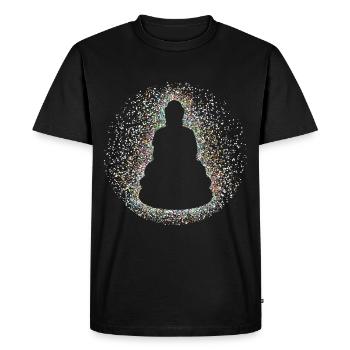 Bouddha - T-shirt Premium bio Homme - noir - Devant - Nico (187cm)