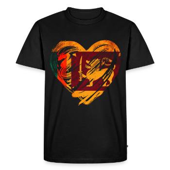 Drapeau du Sri Lanka - T-shirt Premium bio Homme - noir - Devant - Nico (187cm)