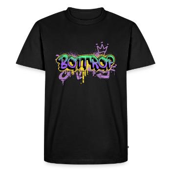 Bottrop Allemagne City Graffiti Spray SprayEr - T-shirt Premium bio Homme - noir - Devant - Nico (187cm)