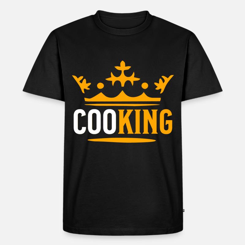 Kochen - Männer Premium Bio T-Shirt - Schwarz